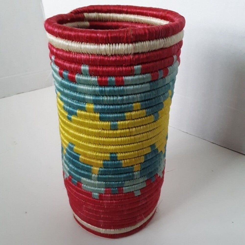 BOHO Woven Wine Holder/Vase Home Decor - Picture 4 of 10